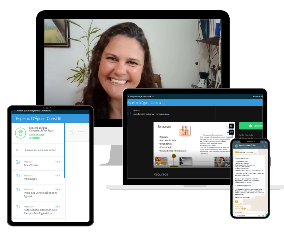 Espelho D'Água nos dispositivos